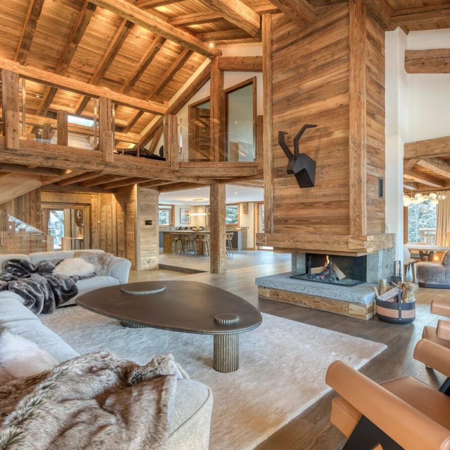 Luxury Chalet Megève with Pool & Gym